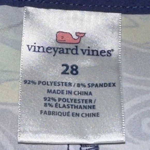 Men's Vineyard Vines Dolphin Fish Wave Laser Cut Board Shorts Style 1M0405 SZ 28 - Picture 5 of 7